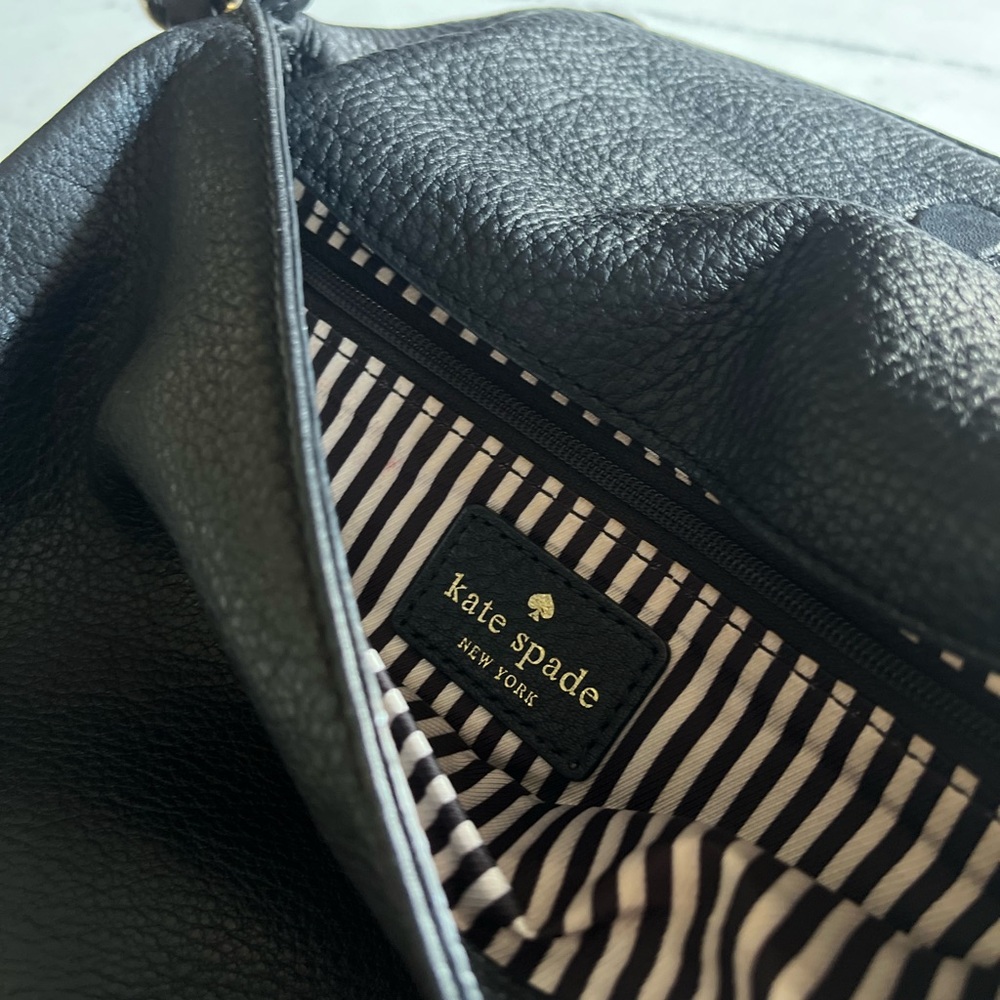 Kate Spade Black Textured Crossbody Bag - Picture 4 of 6